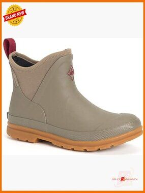Waterproof Neoprene Ankle Work Boots Memory Foam Insole Traction Outsole